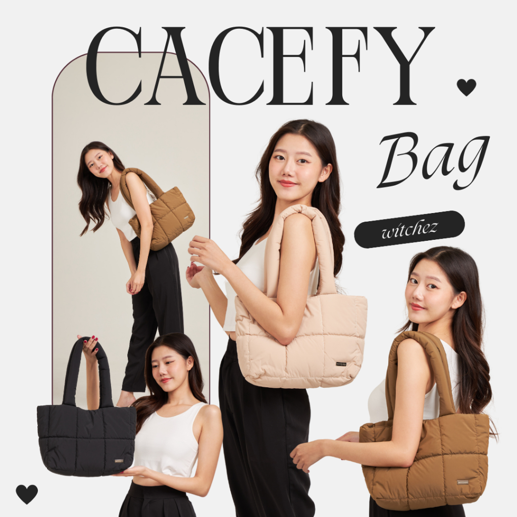 กระเป๋าผ้าสะพายไหล่ witchez cacefy shoulder bag