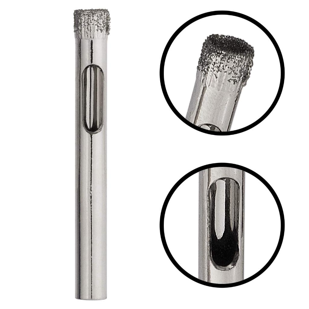 โฮลซอ กระเบื้อง หินแกรนิต หัวเพชร ขนาด 6-25 มม.จำนวน 1 ชิ้น Diamond Tool Drill Bit Hole Saw