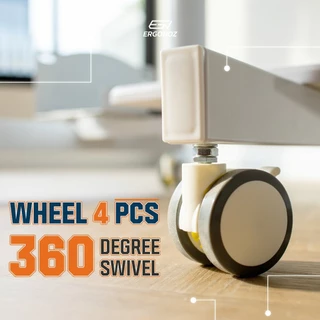 Ergonoz Computer Cart Standing Desk โต๊ะคอมพิวเตอร์ ปรับระดับความสูงได้ มีล้อเลื่อน (EGN-STA02)