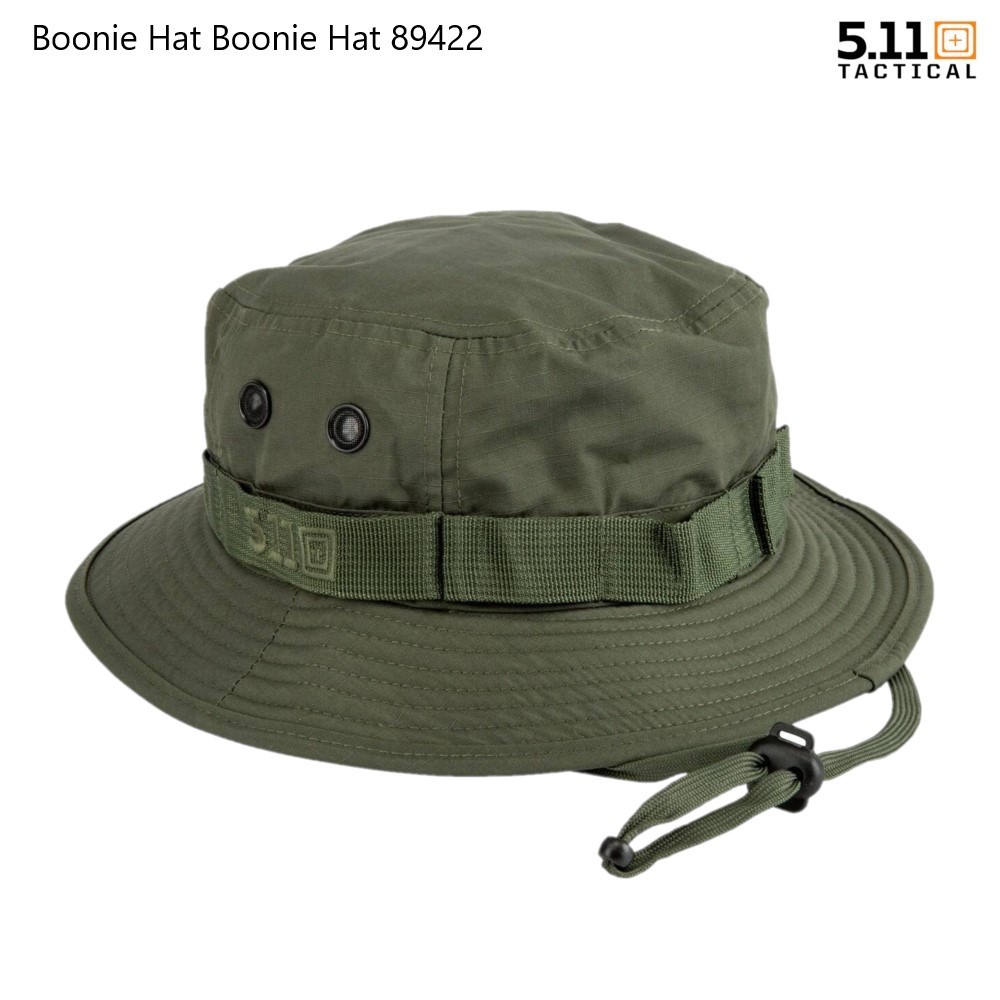 5.11 89422 Boonie Hat Boonie Hat หมวกปีกกันแดด ผลิตจากผ้าโพลีเอสเตอร์และผ้าคอตตอน TDU® Ripstop น้ำหนักเบา ทนทาน
