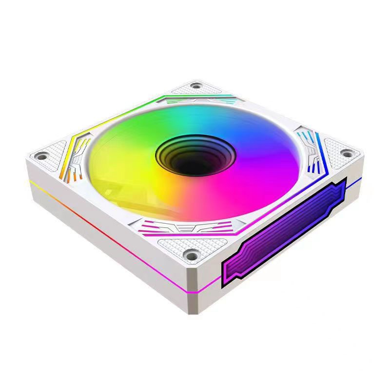 Prism Gen4 PRO ARGB พัดลม CPU 4PIN PWM เสียงเงียบ 120 มม. กระจกไม่จํากัด Lian Li สไตล์เดียวกัน 5V 3PIN เมนบอร์ดซิงค์ไฟ