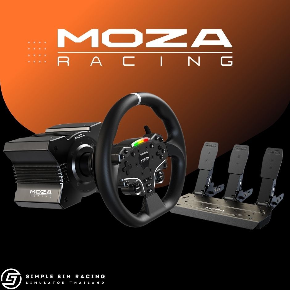 พร้อมส่ง Moza R5 Racing Bundle (3 Pedals) (ประกันศูนย์ไทย 1 ปี)