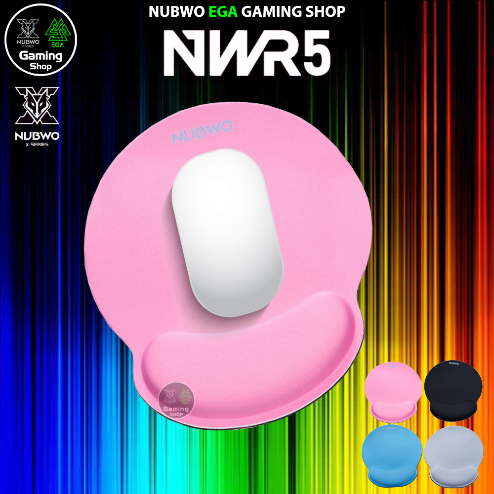 GAMING NUBWO NWR5 WRIST REST แผ่นรองข้อมือ ผลิตจากเมมโมรี่โฟม พร้อม Anti-Slip ป้องกันการลื่นไถลขณะใช้งาน Mouse Pad 005