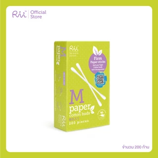 (แพ็คหก) Rii M Paper Cotton Buds