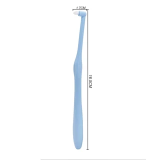 แปรงสีฟันสำหรับคนจัดฟัน แปรงกระจุกเดียว เพียง 0.15 MM หัวเล็ก ซอกฟันได้ลึกขึ้น แปรงสีฟันหัวเล็ก แปรงสีฟัน
