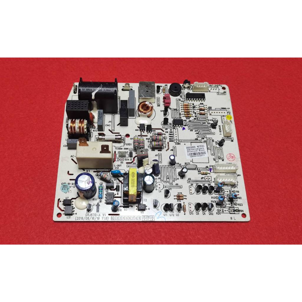 บอร์ด​แอร์​คอยล์​เย็น​ใช้​ใน​หลาย​ยี่ห้อ​พาร์​ท​GRJ870-AV1/300002000591/M870F1EQJV1(แท้​ถอด)