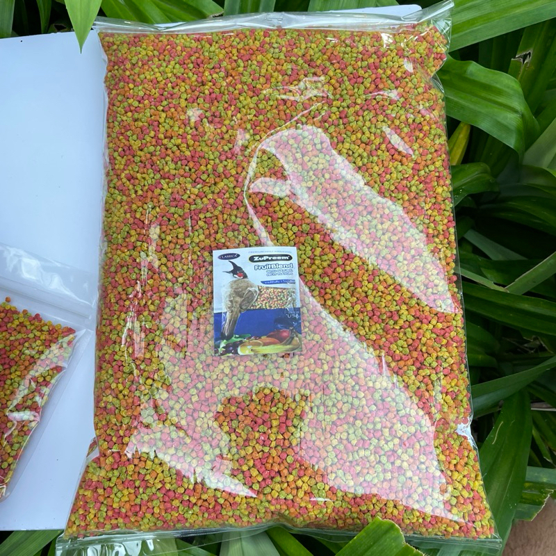 💥Zupreem FruitBlend(เม็ดไซส์S)ซูพรีม อาหารนก ผลไม้อัดเม็ดแบ่งขาย ของแท้ 100% นำเข้าจากอเมริกา