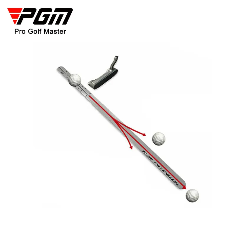 ไม้บรรทัดจัดตำแหน่ง อุปกรณ์ฝึกซ้อมพัตต์ PGM putting guide golf (JZQ026) ช่วยปรับความสมดุลในการสวิง