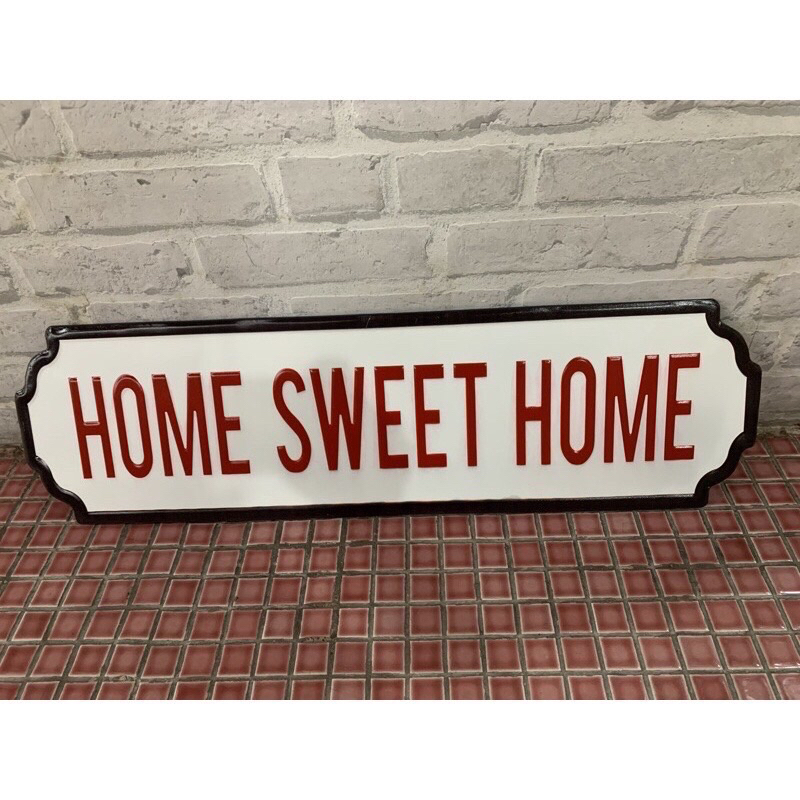 #ของตกแต่งพร้อมส่ง ป้าย Home Sweet Home