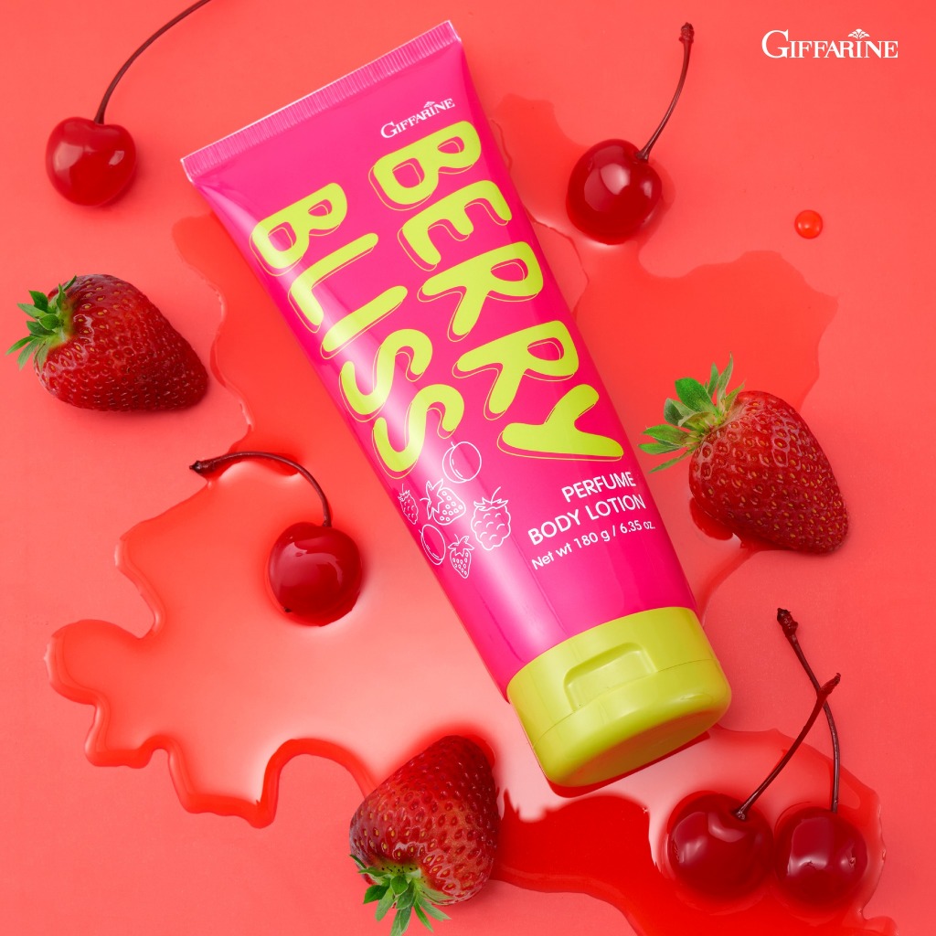 🍓 โลชั่นน้ำหอม BERRY BLISS กิฟฟารีน บูสต์ผิวใส อัพผิวหอมตลอดวัน