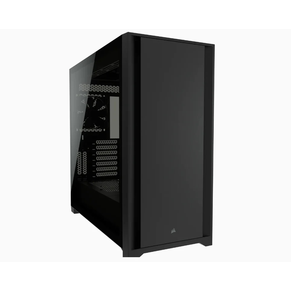 ATX CASE (NP) CORSAIR 5000D TG (BLACK) CORSAIR 5000D เป็นเคส ATX ระดับกลางที่มีการจัดการสายเคเบิลที่