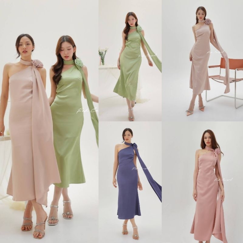 R095 Liberty Dress ชุดราตรีชุดออกงานชุดเพื่อนเจ้าสาว
