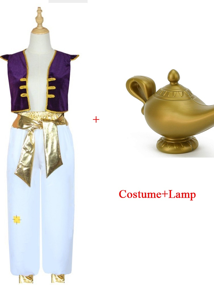 🇹🇭 ฮาโลวีน ชุดคอสเพลย์ ชุดเจ้าชาย halloween Aladdin Costume Kids Boy เด็กชาย เสื้อผ้าแสง ฮาโลวีน เด็ก ชุดรีไซเคิ