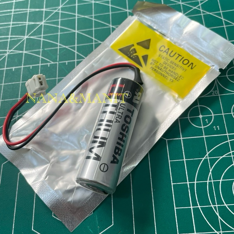 ER17500 ER17500V 3.6V แจ็คขาวพิเศษ Battery Yaskawa YRC1000  3.6V HW1483880-A แท้