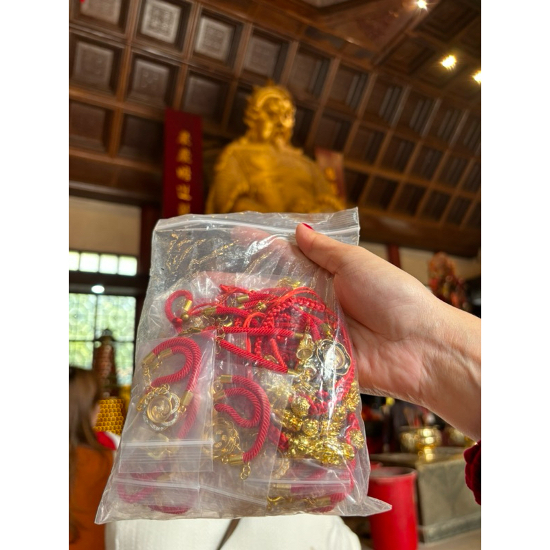 ของแท้ 100% 💯 ทำพิธีที่วัดฮ่องกง Hongkong❗️❗️ ด้ายแดง กำไล สร้อยข้อมือ กังหัน ปี่เซียะ เรียกเงิน เก็บทรัพย์ ค้าขาย - รูปที่ 6