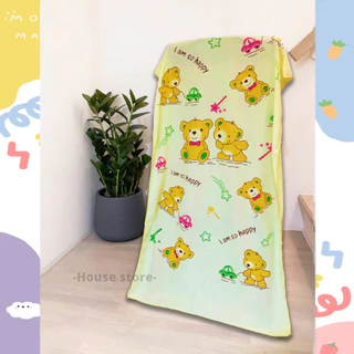 ผ้าเช็ดตัวนาโน รุ่นสีหวาน ขนาด 60x120cm.(1/3ผืน) เนื้อผ้านุ่ม ไม่เป็นขุย แห้งเร็ว เหมาะสำหรับเด็ก