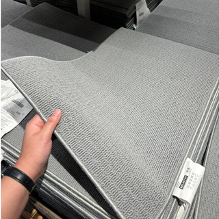 [ราคาถูกที่สุด] IKEA พรมเช็ดเท้า FINTSEN ฟีนท์เซน เทา 40 x 60 ซม. พรม สีเทา สีเบจ
