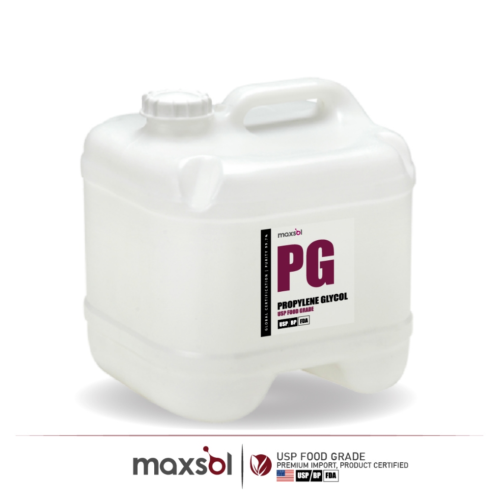 [18L] PG Propylene Glycol 99.9% USP/BP Grade (Import) : โพรพิลีน ไกลคอล (พีจี)