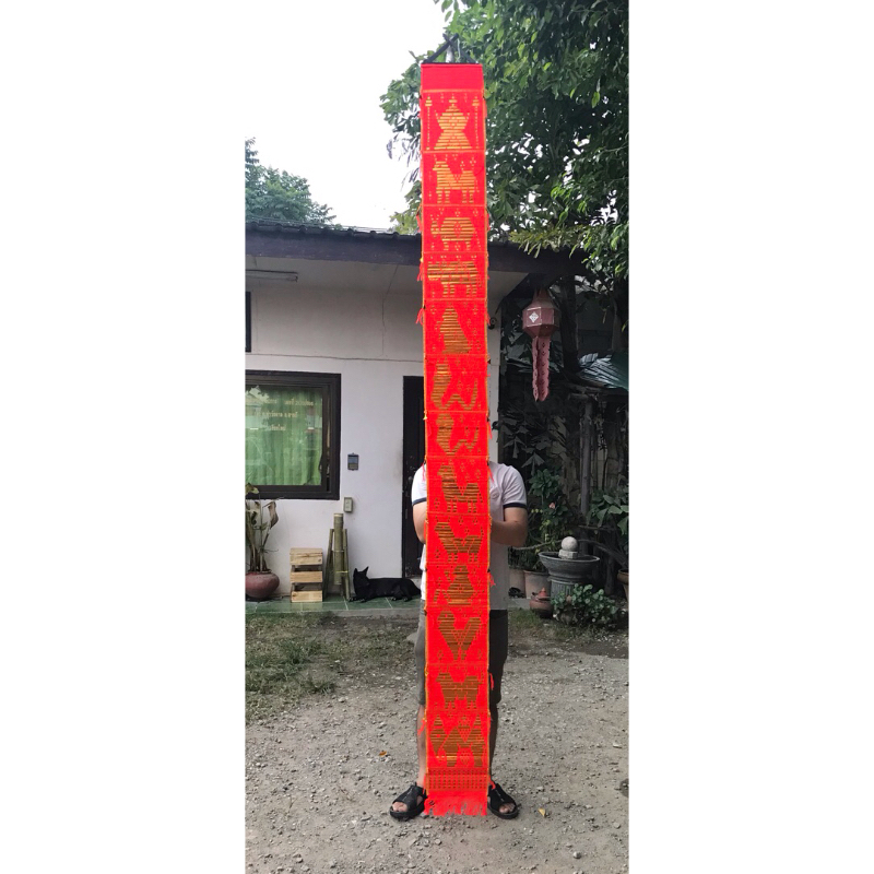 ตุงไหมพรม 12 ราศรี ตุงไหมพรม 12 นักกษัตริย์ ตุงมงคล ราคาต่อผืน - รูปที่ 4