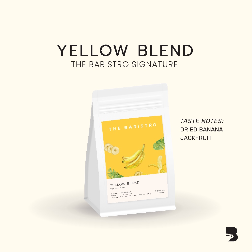 เมล็ดกาแฟ คั่วกลาง - Yellow Blend The Baristro Signature