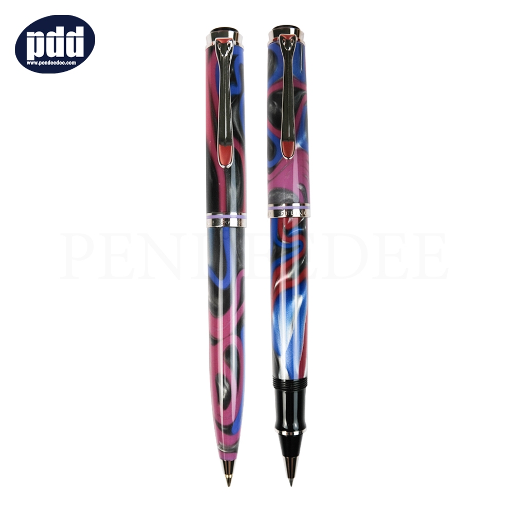 Pelikan ปากกาโลเลอร์บอล+ลูกลื่น พีลีแกน - Set Pelikan City Series Special Edition R620+K620 Rollerball + Ballpoint Pen