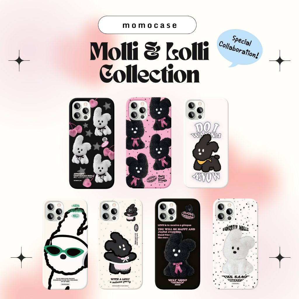 [Pre-order] ꊞ. Momocase Phone case (5) | Iphone, Samsung • ของแท้จากเกาหลี •