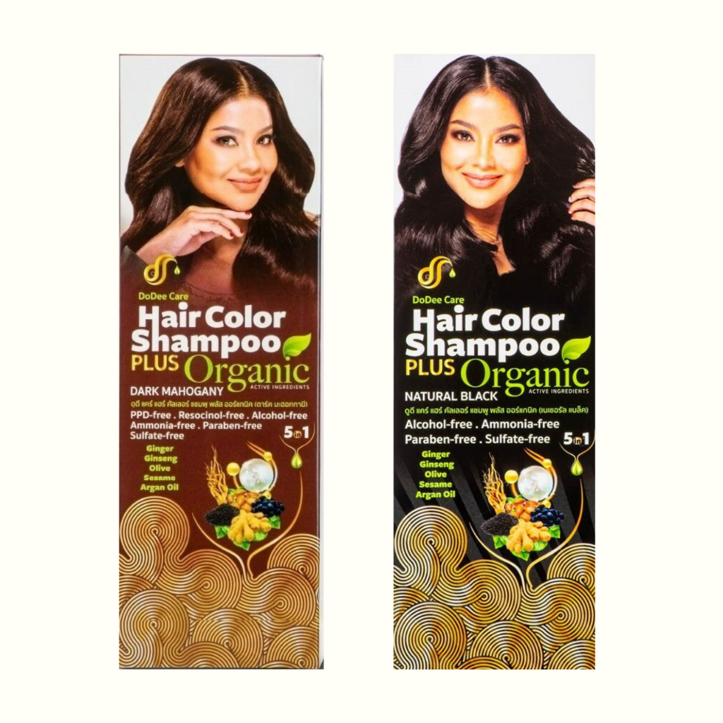 แชมพูปิดผมหงอก Dodee Care Hair Colour Shampoo ดูดีแคร์ แฮร์คัลเลอร์
