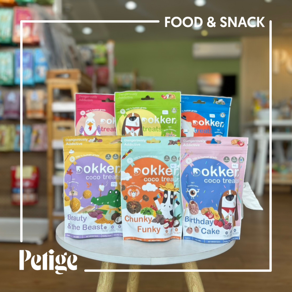 Dokker ขนมบำรุงสุขภาพสำหรับสุนัขและแมว