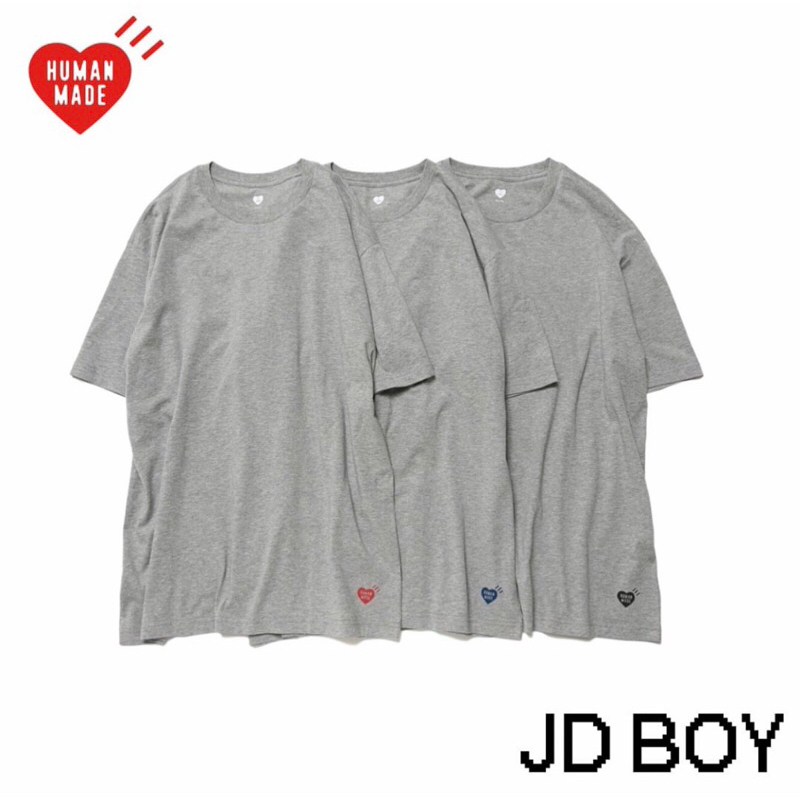 (ของแท้100%) พร้อมส่ง JDBOY - Human made basic tee