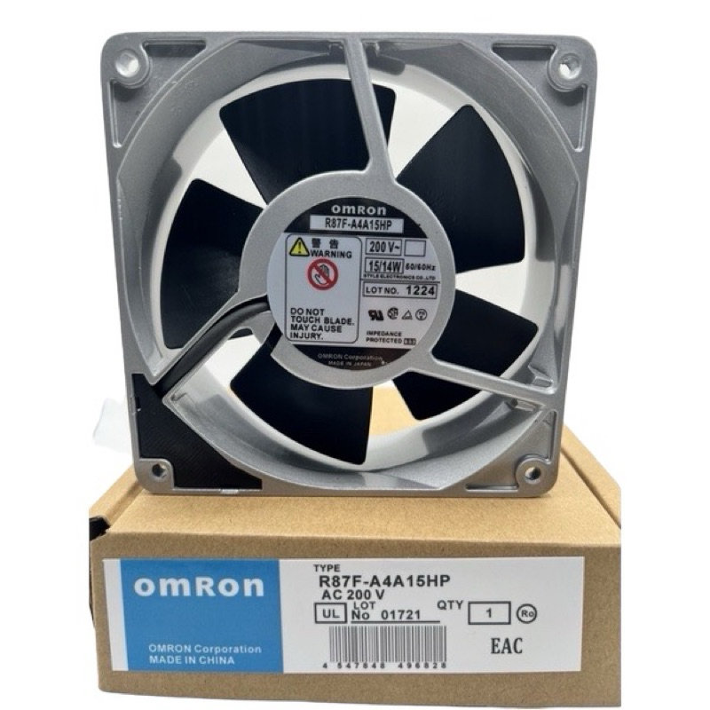 พัดลม R87F-A4A15HP AC 200 V ขนาด 120*120*38mm