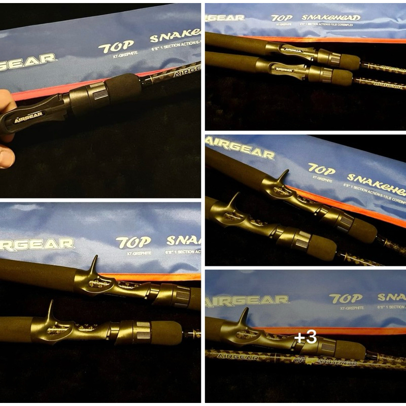 AIRGEAR รุ่น TOP SNAKEHEAD คันตีเหยื่อปลอม   คัน แอร์เกียร์ รุ่น ท็อป สเน็คเฮด  AIRGEAR  TOP SNAKE H