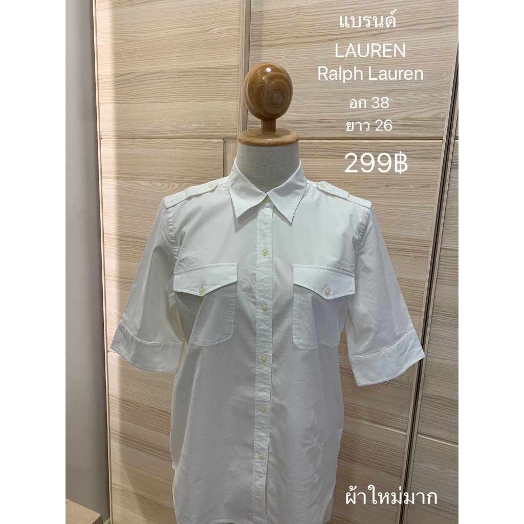 LAUREN Ralph Lauren เสื้อเชิ้ตงานแบรนด์ดัง