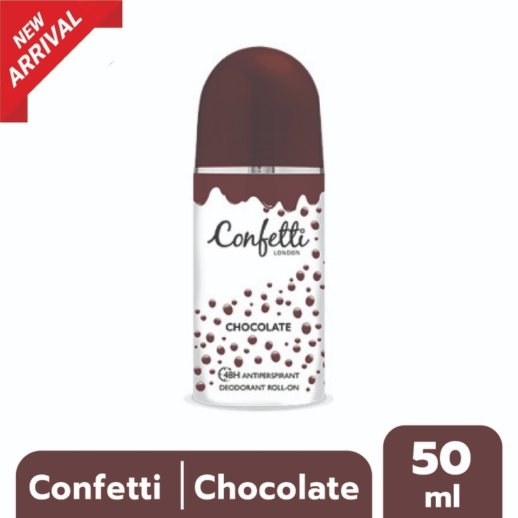 Confetti Roll On - Chocolate 50ml / คอนเฟตติ โรลออน - ช็อคโกแลต 50มล.