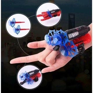 Spiderman Gloves ถุงมือสไปเดอร์แมน ถุงมือปล่อยใย ถุงมือฮีโร่ ของเล่นสวมบทบาทสไปเดอร์แมนเหมาะสำหรับเด็กอายุ 5 ปีขึ้นไป