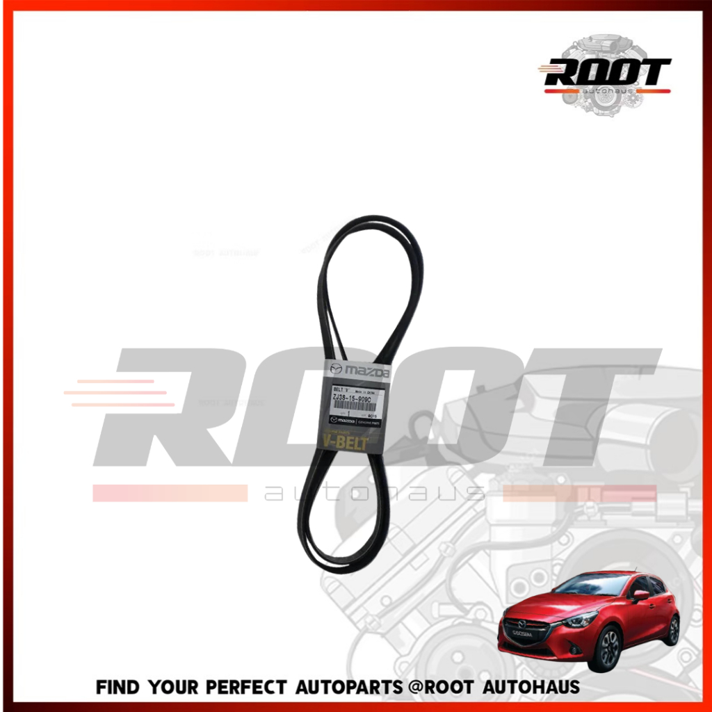 สายพานหน้าเครื่อง MAZDA  MAZDA 2 Skyactive 1.3 cc (เบนซิน) DL/DJ ปี 14-19 รหัส P51D-15-909 เบอร์ 6PK