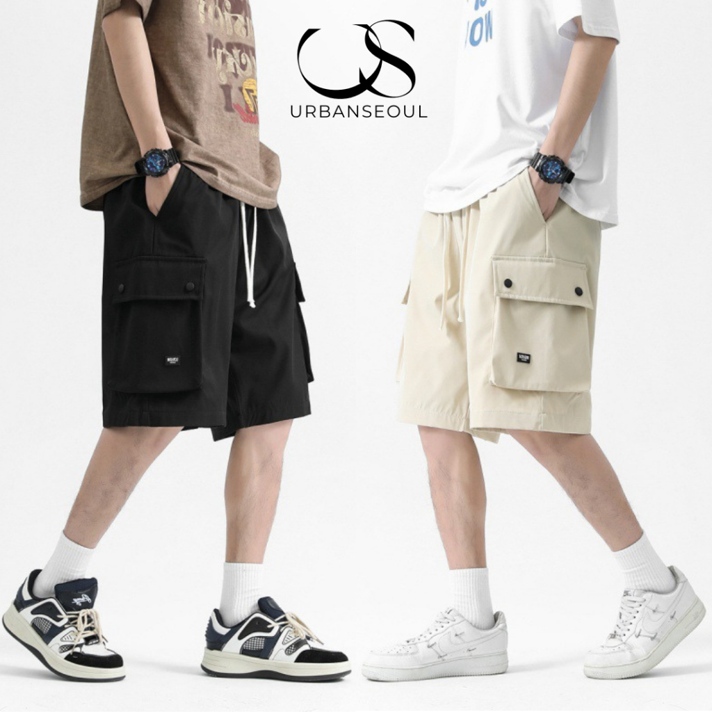 A039 Cargo ขาสั้น ผ้าร่ม LzyTex ใส่แล้วไม่ร้อน แห้งง่าย เพิ่มกระเป๋าที่ขาทั้งสองข้างมีกระดุมติดใช้งาน