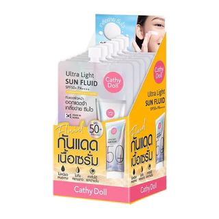 CATHY DOLL ULTRA LIGHT SUNFLUID SPF50 PA+++ เคที่ดอลล์ อัลตร้าไลท์ซันฟลูอิด เอสพีเอฟ50+ พีเอ++++ ขนาด 7ML