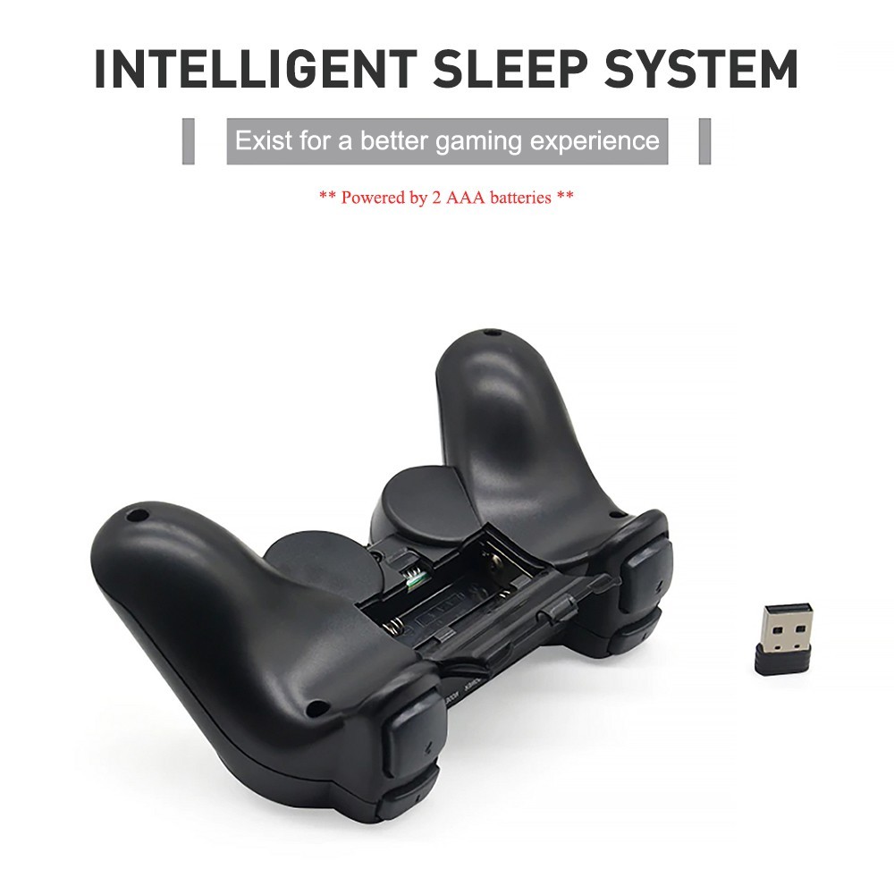 จอยเกมมิ่งไร้สาย Wireless สำหรับ PC/PS3 OKER W76 Gaming Joy Controller