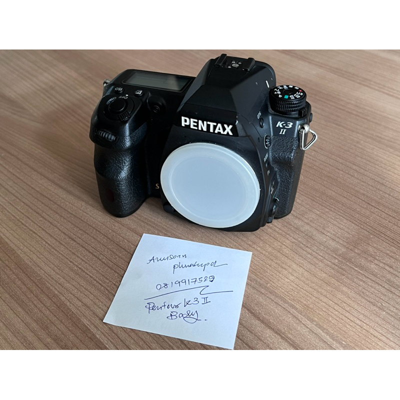 Pentax K-3 II กล้อง DSLR พร้อมเซ็นเซอร์ APS-C 24.35 ล้านพิกเซล