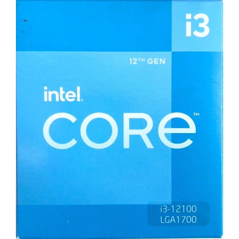 CPU (ซีพียู) INTEL CORE I3-12100 3.3 GHz (SOCKET LGA 1700) มือสอง ประกันไทย