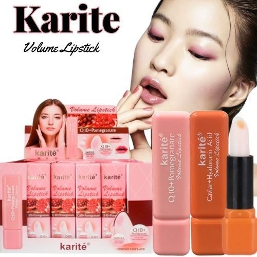 No.35861 ลิปมัน karite ทับทิม & มันไข่ปลาคาเวียร์+กรดไฮยาลูโรนิค