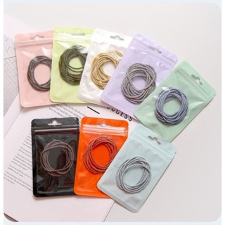 ซองซิบสีพาสเทล ถุงซิบ สีสดใส หลากสี พร้อมส่ง หน้าใส หลังสี