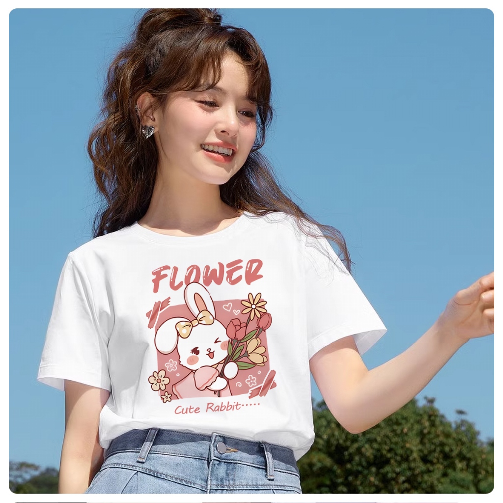 D581เสื้อยืดแขนสั้ง สำหรับชายและหญิง ลายสวยแฟชั่งนานาชาติร์**ปลีก-ส่ง - รูปที่ 6