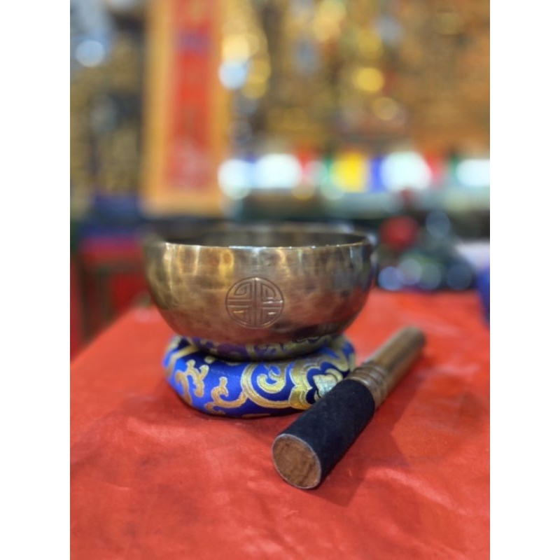 Singing bowl fullmoon ขันสร้างขึ้นในวันพระจันทร์เต็มดวง6นิ้วพร้อมส่งในไทย