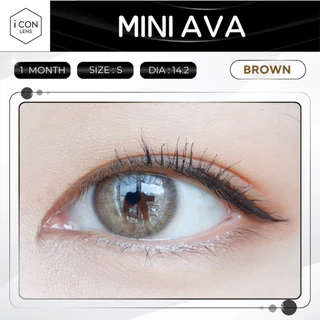 คอนแทคเลนส์ รุ่น Mini Ava Brown/Gray - คิตตี้ คาวาอิ Kitty Kawaii (Vial)