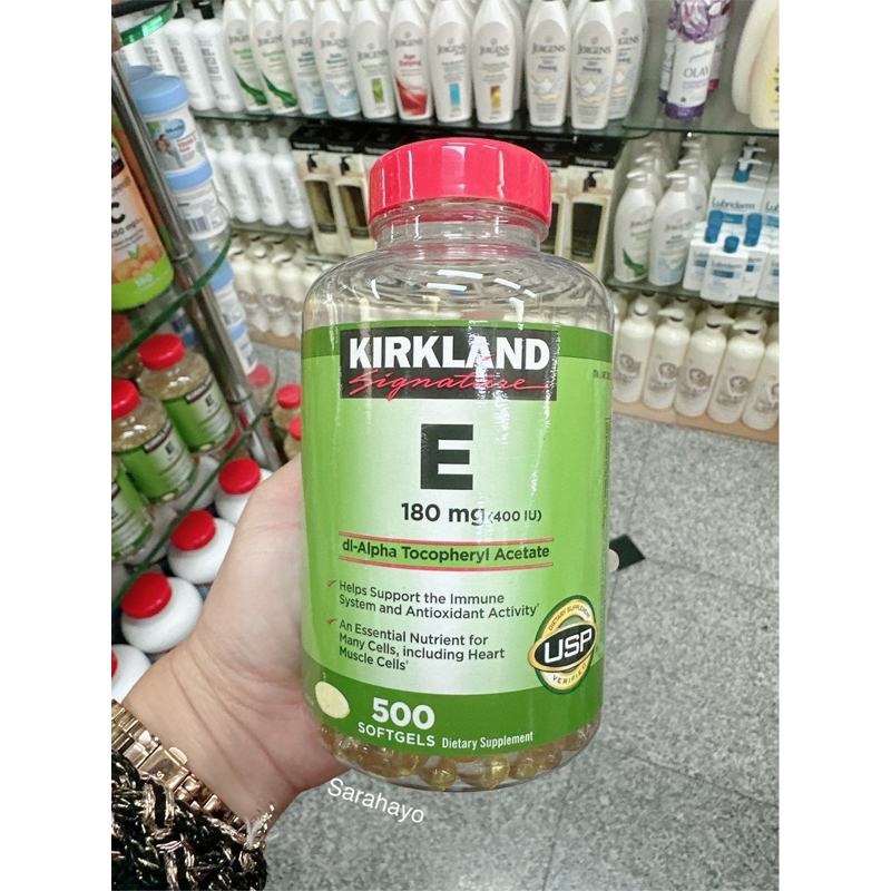 Kirkland Signature Vitamin E 180mg, 500 Softgels