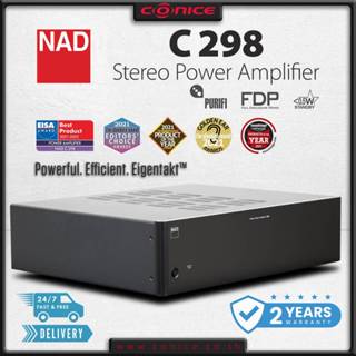 NAD C298 Stereo Power Amplifier  ข้างละ 185 วัตต์ต่อแชลแนล แ…