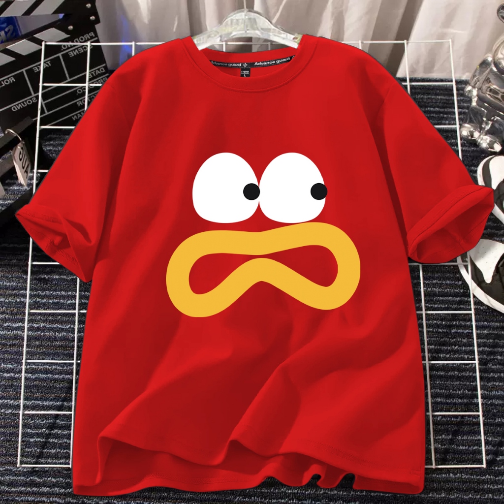 D607เสื้เสื้อยืดแขนสั้ง ผ้านุ่มยืดได้ใส่สบายฯ ลายแฟชั่งสวยน่ารักใส่ได้ทั้งชายและหญิง