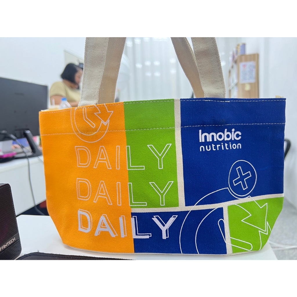 [ไว้สำหรับแถม] กระเป๋าผ้า แคนวาส ซื้อสินค้ากลุ่ม INNOBIC ครบ499.- [11486] INNOBIC DAILY SUM กระเป๋าผ้า