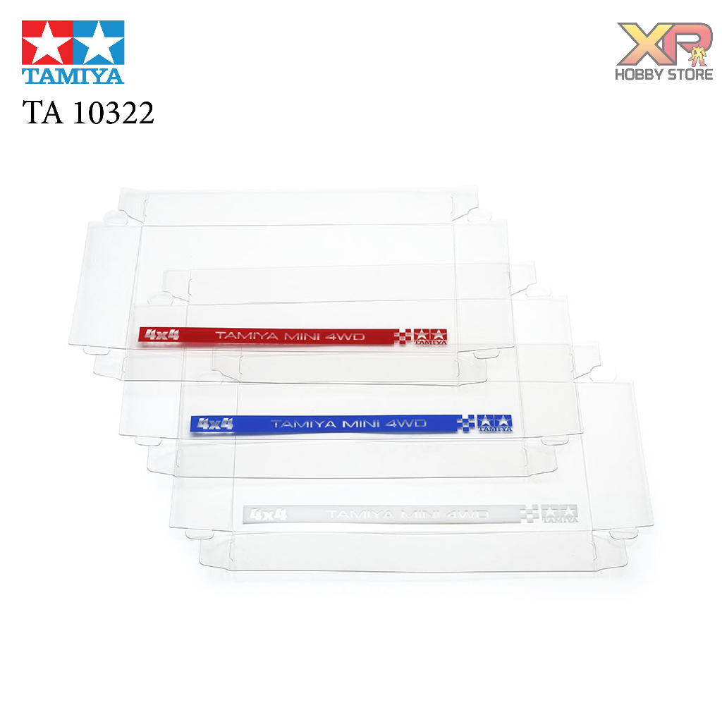 [Tamiya] Basic Mini 4Wd Car Box Clear Covers (3PCS.) (TA 10322)